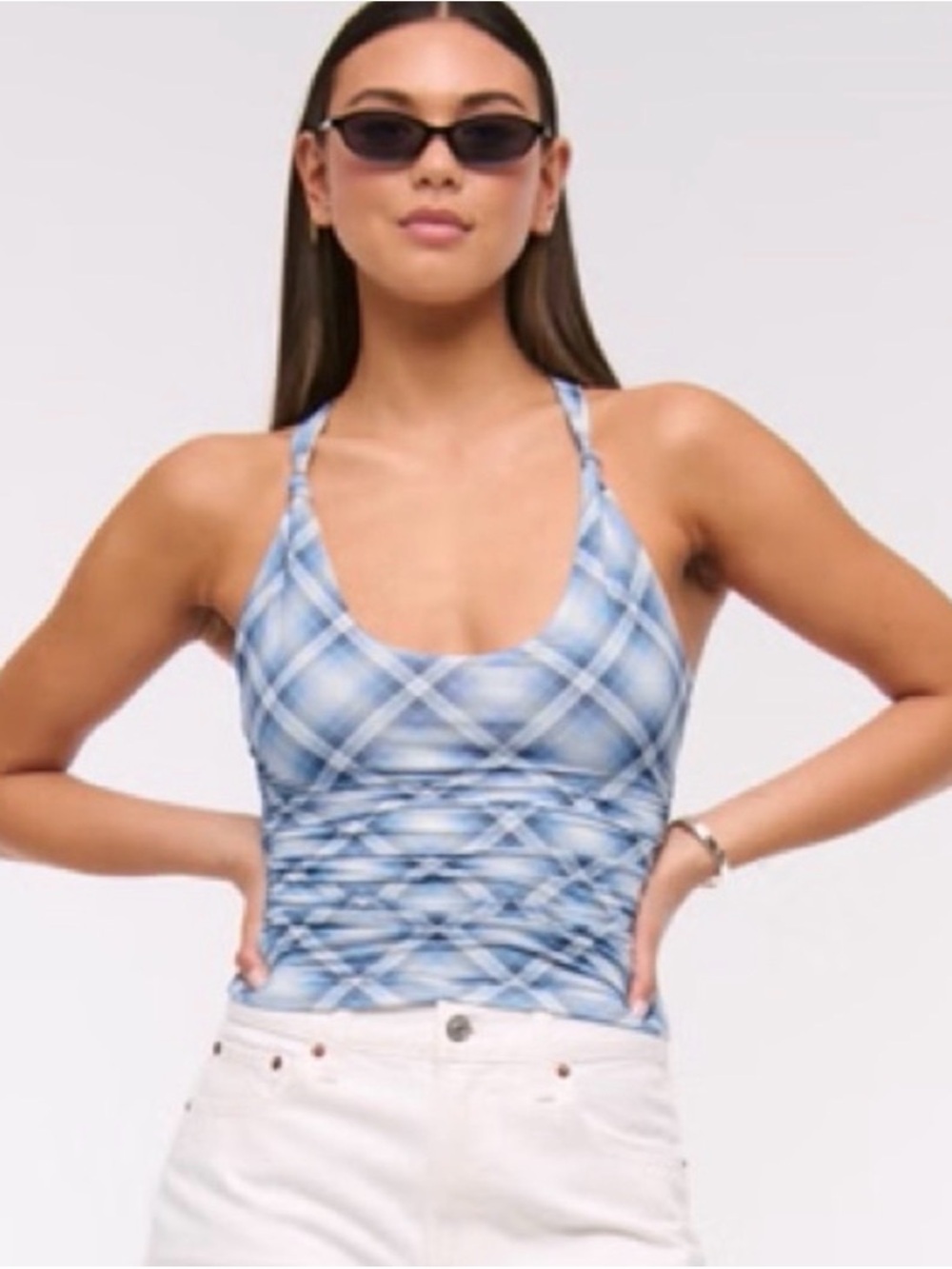 Abercrombie & Fitch Mesh Halter Top.